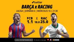 FC Barcelona - Racing de Santander: alineaciones, horario, dónde ver, pronósticos y estadísticas