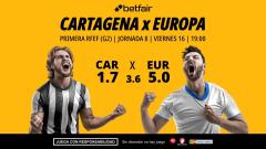 Cartagena - Europa: alineaciones, horario, dónde ver, pronósticos y estadísticas