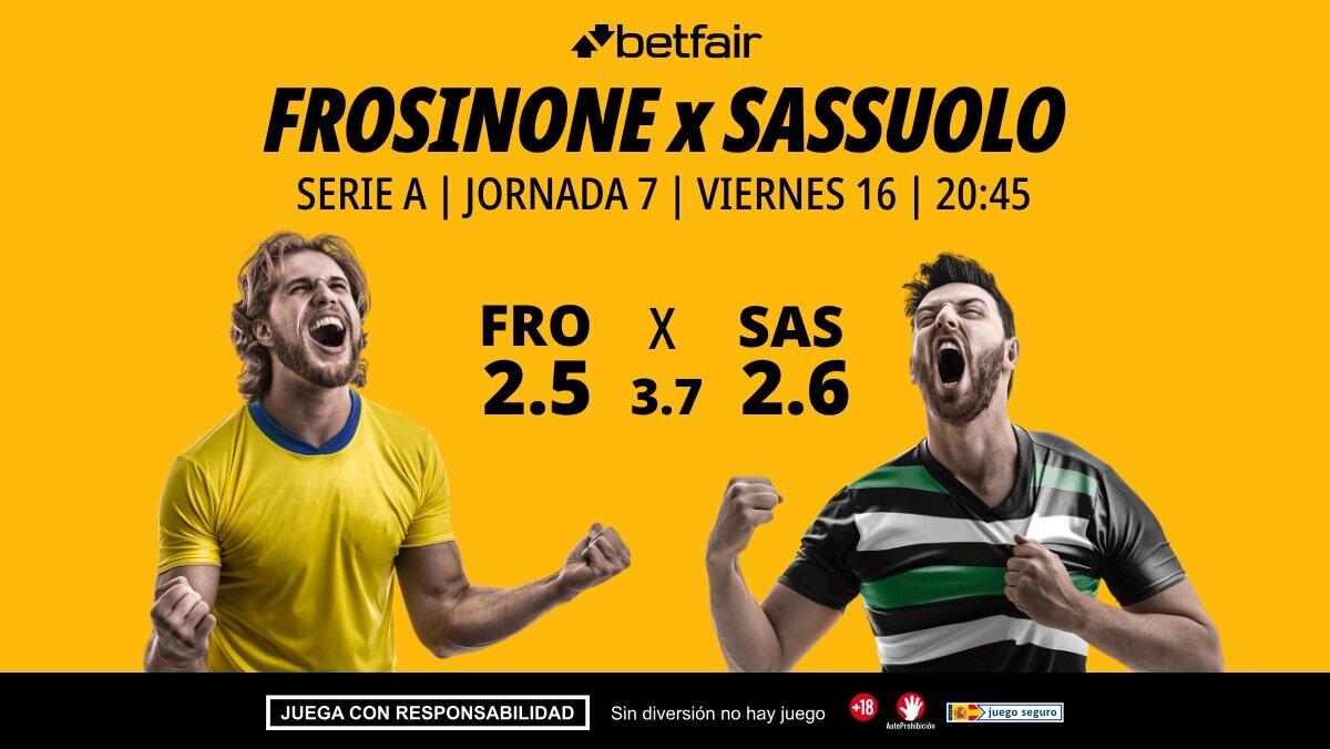 Frosinone - Sassuolo: alineaciones, horario, dónde ver, pronósticos y estadísticas