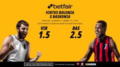 Virtus Bolonia - Baskonia: horario, dónde ver, bajas, estadísticas y pronósticos
