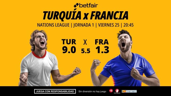 Turquía - Francia: alineaciones, horario, dónde ver, pronósticos y estadísticas