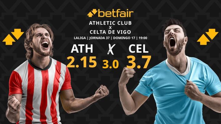 Athletic Club - Celta de Vigo: horario, dónde ver, estadísticas, pronósticos y clasificación