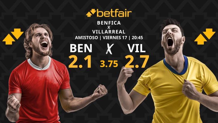 Benfica - Villarreal: alineaciones, horario, dónde ver, pronósticos y estadísticas