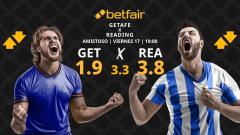 Getafe - Reading: alineaciones, horario, dónde ver, pronósticos y estadísticas