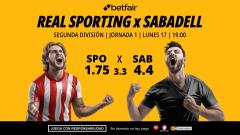 Real Sporting de Gijón - Sabadell: alineaciones, horario, dónde ver, pronósticos y estadísticas
