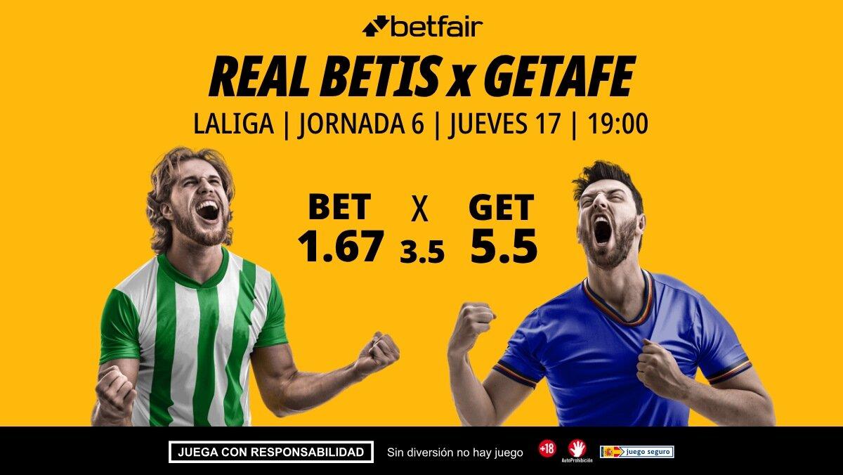 Real Betis - Getafe: alineaciones, horario, dónde ver, pronósticos y estadísticas
