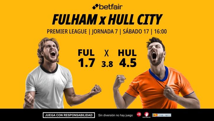 Fulham - Hull City: alineaciones, horario, dónde ver, pronósticos y estadísticas