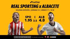 Real Sporting de Gijón - Albacete: alineaciones, horario, dónde ver, pronósticos y estadísticas