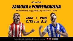 Zamora - Ponferradina: alineaciones, horario, dónde ver, pronósticos y estadísticas