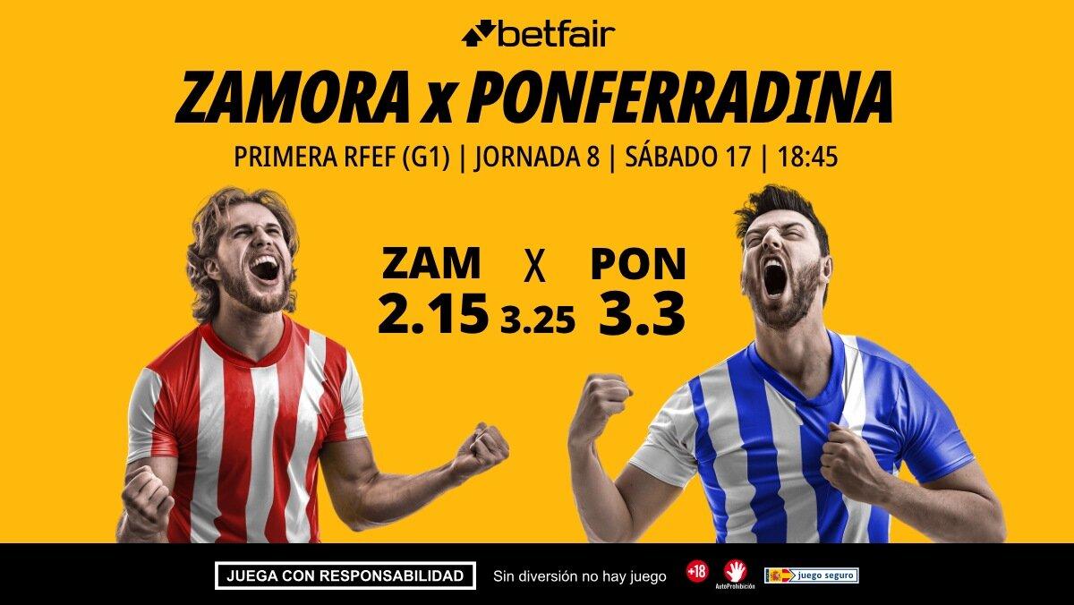 Zamora - Ponferradina: alineaciones, horario, dónde ver, pronósticos y estadísticas
