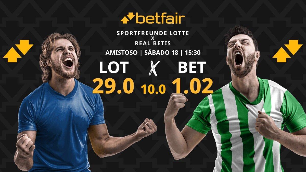 Sportfreunde Lotte - Real Betis: alineaciones, horario, dónde ver, pronósticos y estadísticas