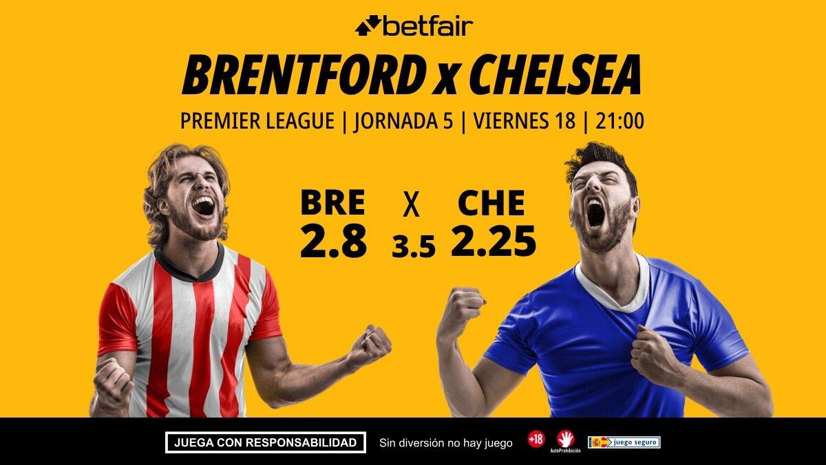 Brentford - Chelsea: alineaciones, horario, dónde ver, pronósticos y estadísticas