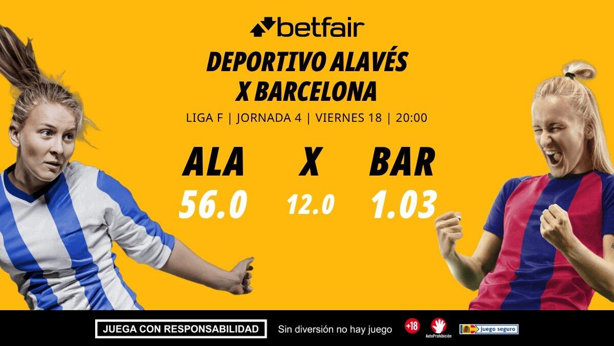 Deportivo Alavés - FC Barcelona: alineaciones, horario, dónde ver, pronósticos y estadísticas
