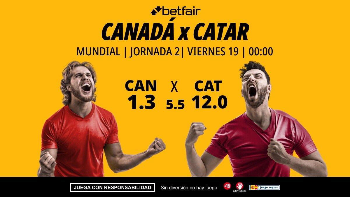 Canadá - Catar: horario, dónde ver, alineaciones, pronósticos y estadísticas