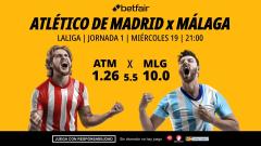 Atlético de Madrid - Málaga: alineaciones, horario, dónde ver, pronósticos y estadísticas