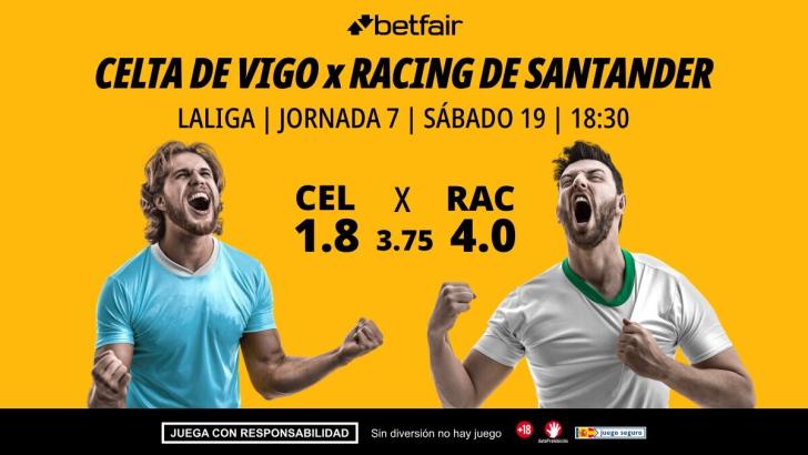 Celta de Vigo - Racing de Santander: alineaciones, horario, dónde ver, pronósticos y estadísticas