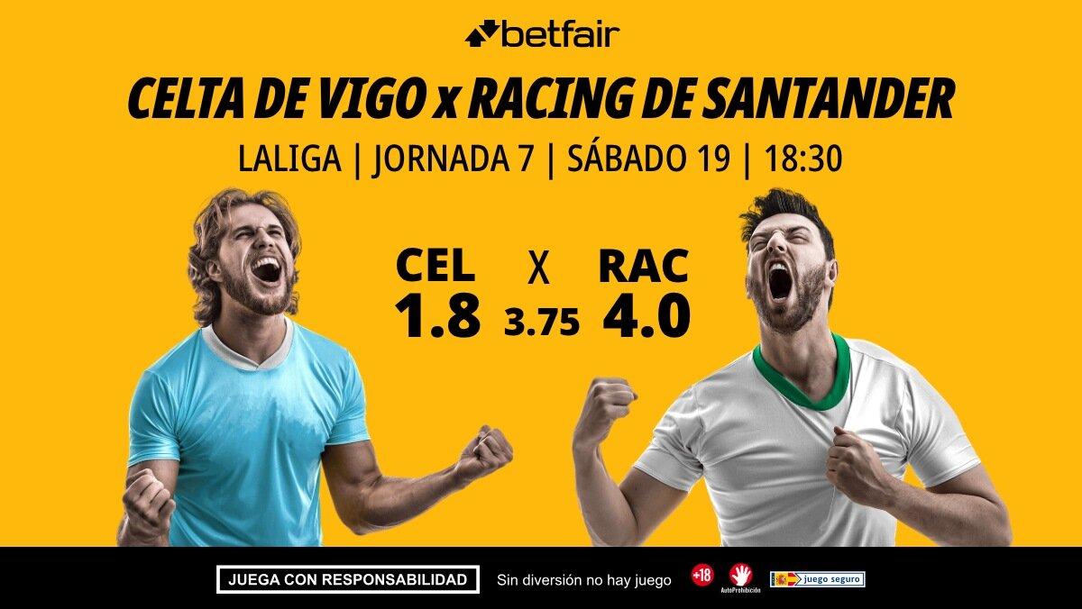 Celta de Vigo - Racing de Santander: alineaciones, horario, dónde ver, pronósticos y estadísticas
