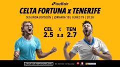 Celta Fortuna - Tenerife: alineaciones, horario, dónde ver, pronósticos y estadísticas