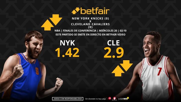 New York Knicks - Cleveland Cavaliers (partido 1): horario, dónde ver, pronósticos, estadísticas y cuadro