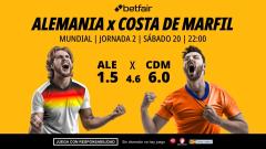 Alemania - Costa de Marfil: alineaciones, horario, dónde ver, pronósticos y estadísticas