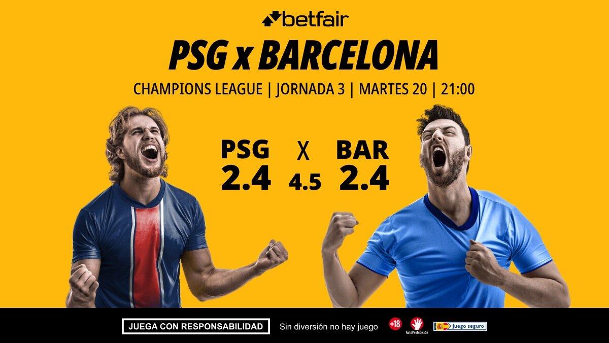 PSG - Barcelona: alineaciones, horario, dónde ver, pronósticos y estadísticas