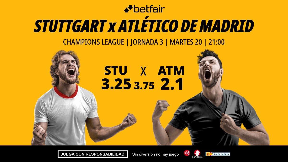 Stuttgart - Atlético de Madrid: alineaciones, horario, dónde ver, pronósticos y estadísticas