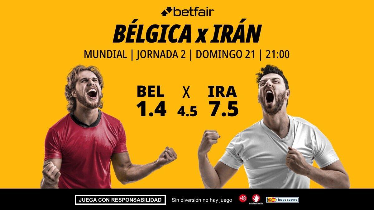 Bélgica - Irán: alineaciones, horario, dónde ver, pronósticos y estadísticas