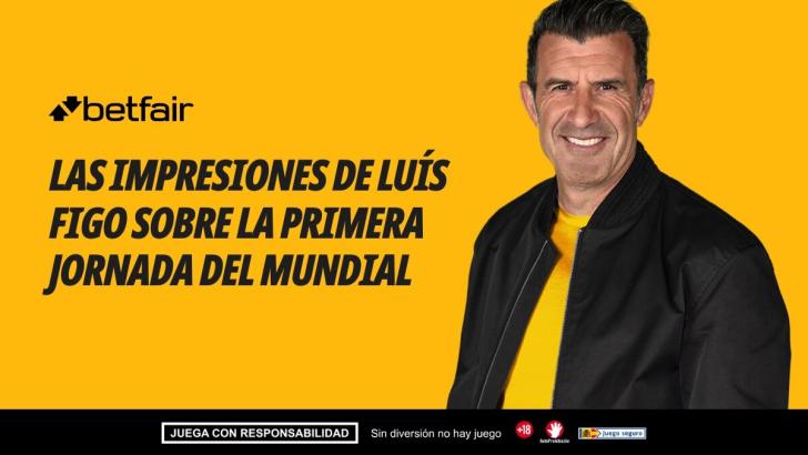 Luís Figo: "Fue una sorpresa que Messi hiciera tres goles en el primer partido"