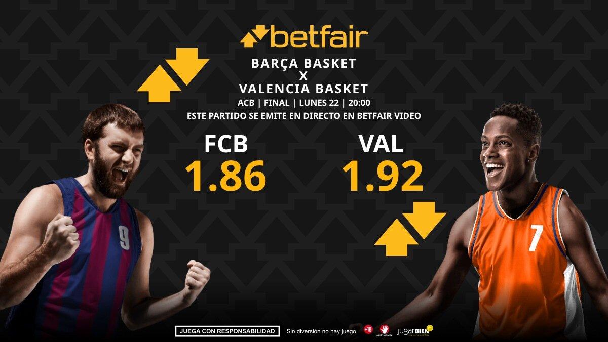 Barça - Valencia Basket (partido 3): horario, dónde ver, bajas, estadísticas y pronósticos