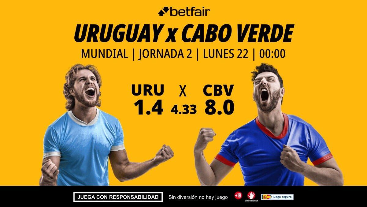Uruguay - Cabo Verde: alineaciones, horario, dónde ver, pronósticos y estadísticas