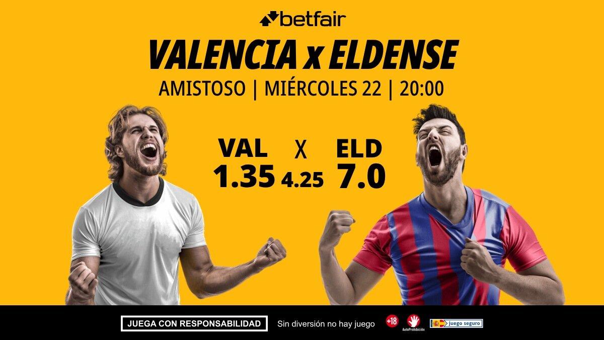 Valencia - Eldense: alineaciones, horario, dónde ver, pronósticos y estadísticas