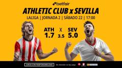 Athletic Club - Sevilla: alineaciones, horario, dónde ver, pronósticos y estadísticas