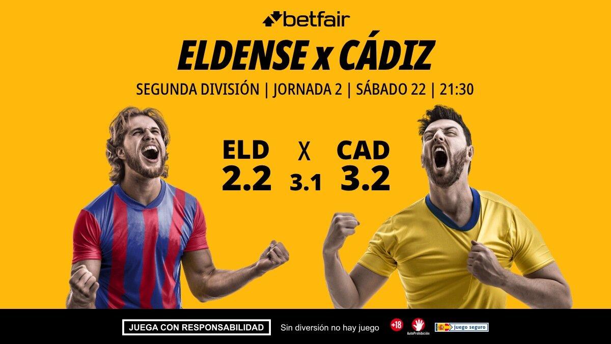 Eldense - Cádiz: alineaciones, horario, dónde ver, pronósticos y estadísticas