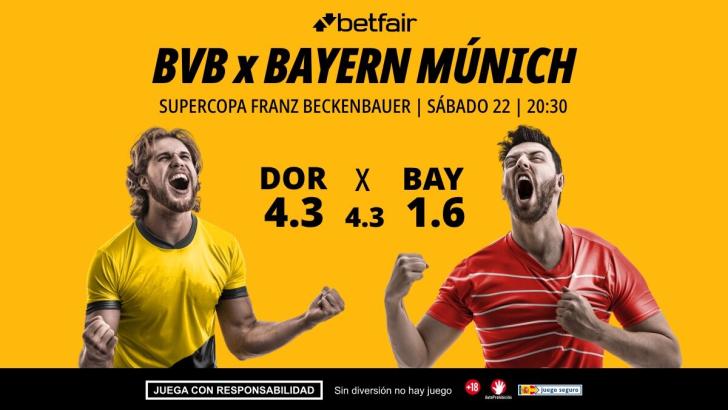 Borussia Dortmund - Bayern de Múnich: alineaciones, horario, dónde ver, palmarés, pronósticos y estadísticas