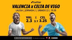 Valencia - Celta de Vigo: alineaciones, horario, dónde ver, pronósticos y estadísticas