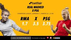 Real Madrid - PSG: alineaciones, horario, dónde ver, pronósticos y estadísticas