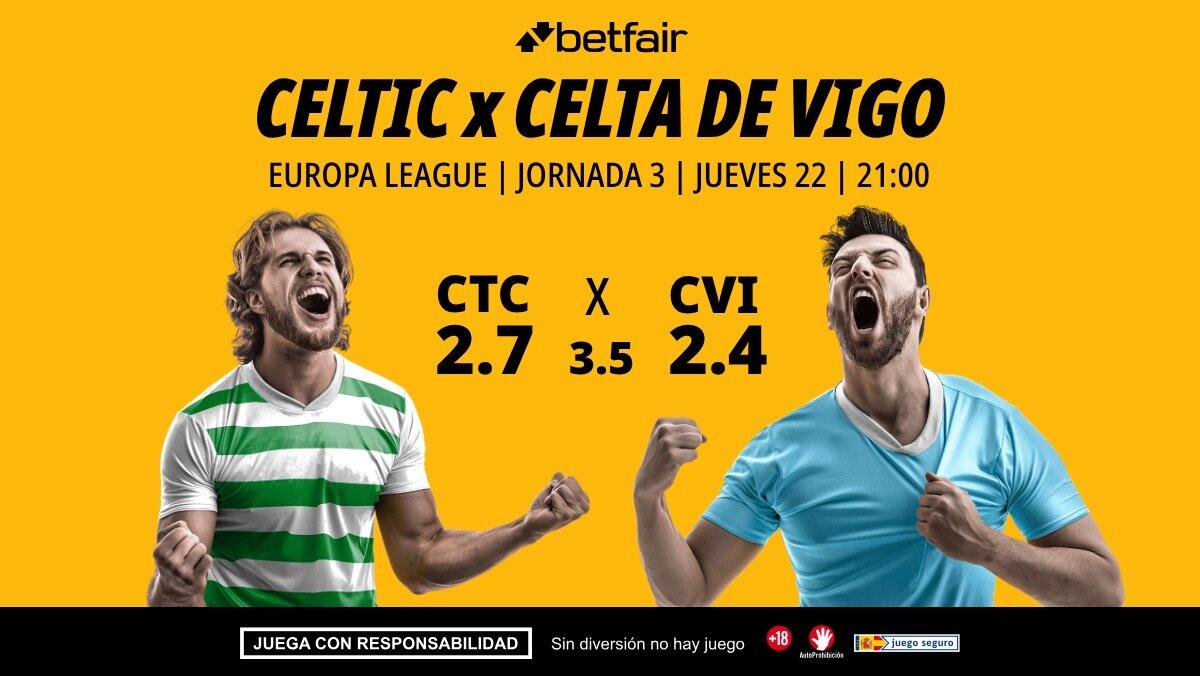 Celtic - Celta de Vigo: alineaciones, horario, dónde ver, pronósticos y estadísticas