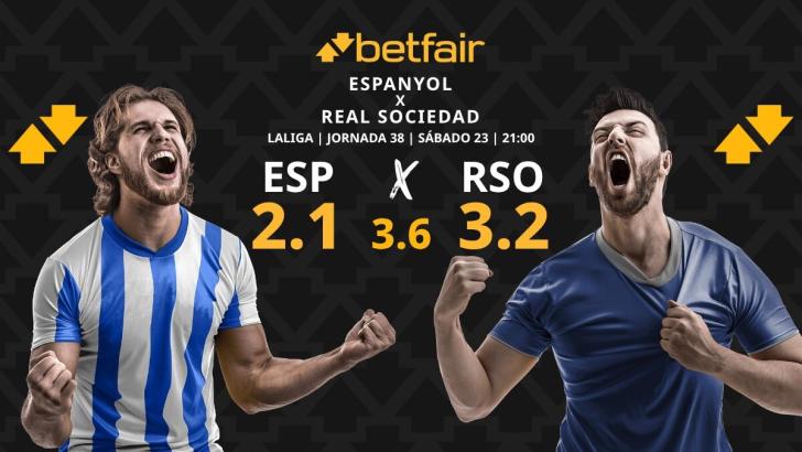 Espanyol - Real Sociedad: horario, dónde ver, pronósticos, estadísticas y clasificación