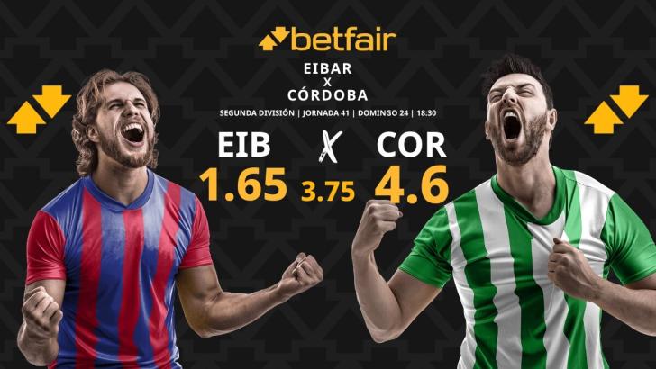 Eibar - Córdoba: horario, dónde ver, pronósticos, estadísticas y clasificación