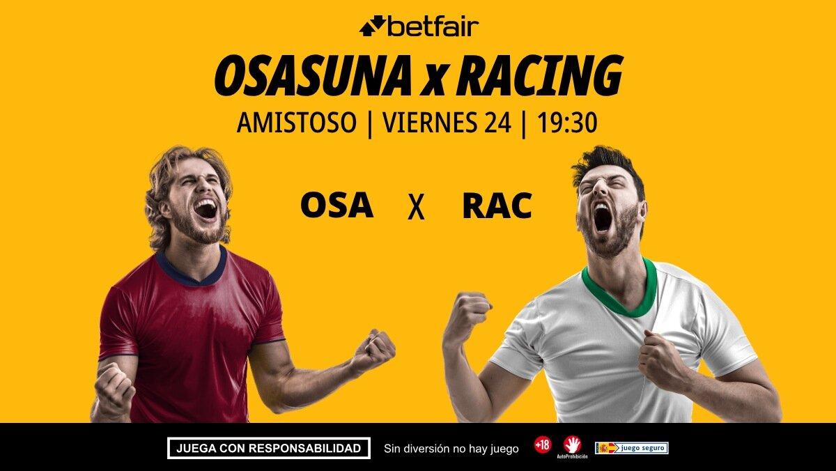 Osasuna - Racing de Santander: alineaciones, horario, dónde ver, pronósticos y estadísticas