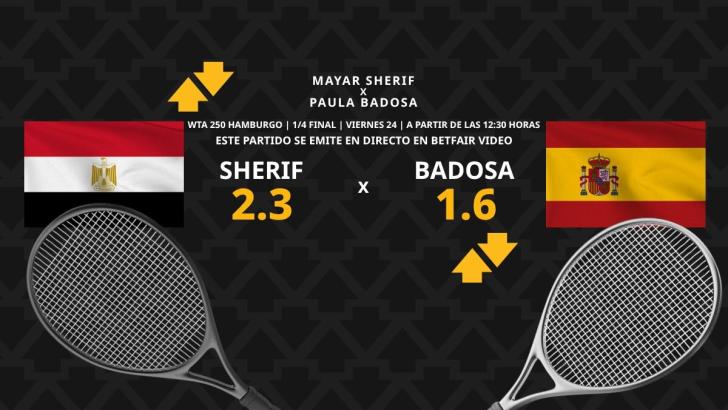 Mayar Sherif - Paula Badosa: horario, dónde ver, estadísticas y pronósticos