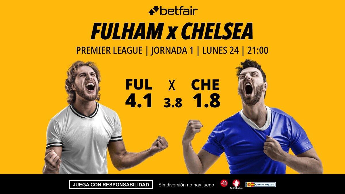 Fulham - Chelsea: alineaciones, horario, dónde ver, pronósticos y estadísticas