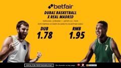 Dubai Basketball - Real Madrid: horario, dónde ver, bajas, estadísticas y pronósticos