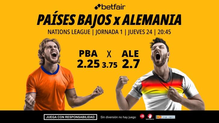 Países Bajos - Alemania: alineaciones, horario, dónde ver, pronósticos y estadísticas