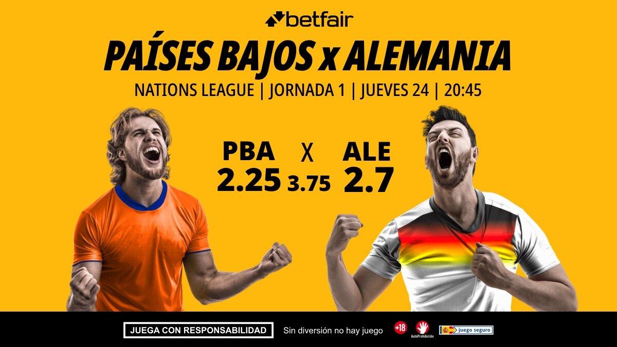 Países Bajos - Alemania: alineaciones, horario, dónde ver, pronósticos y estadísticas