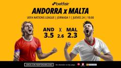 Andorra - Malta: alineaciones, horario, dónde ver, pronósticos y estadísticas