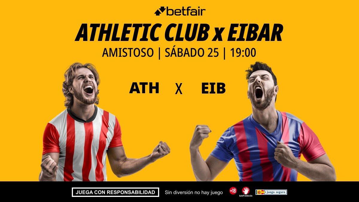 Athletic Club - SD Eibar: alineaciones, horario, dónde ver, pronósticos y estadísticas