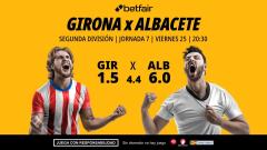 Girona - Albacete: alineaciones, horario, dónde ver, pronósticos y estadísticas