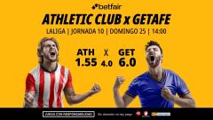 Athletic Club - Getafe: alineaciones, horario, dónde ver, pronósticos y estadísticas