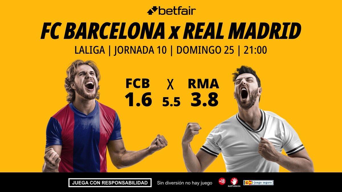 FC Barcelona - Real Madrid: alineaciones, horario, dónde ver, pronósticos y estadísticas